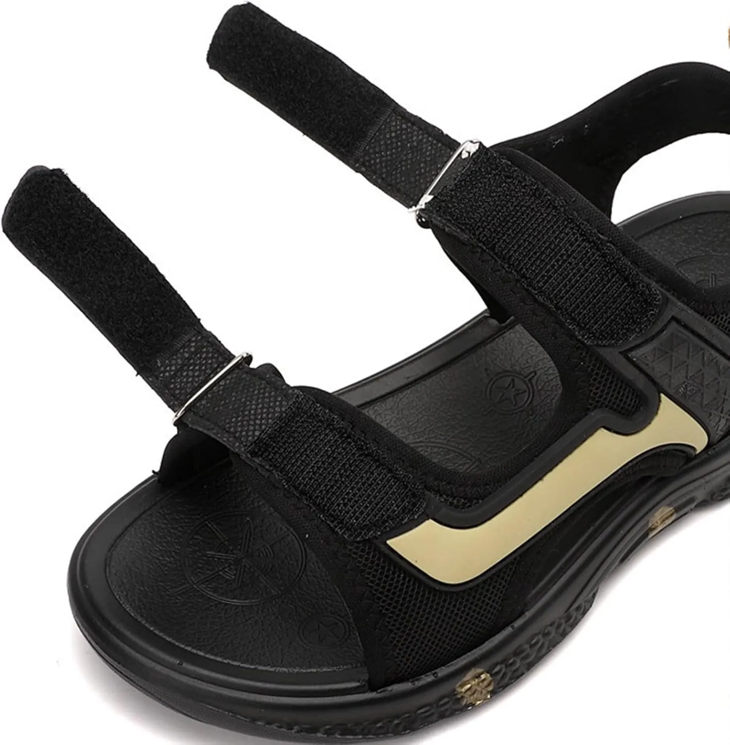 Boys Sandals Double Adjustable Straps Non-slip Lightweight Open Toe Sport Sandals Kids Soft Summer Beach Pool Shoes