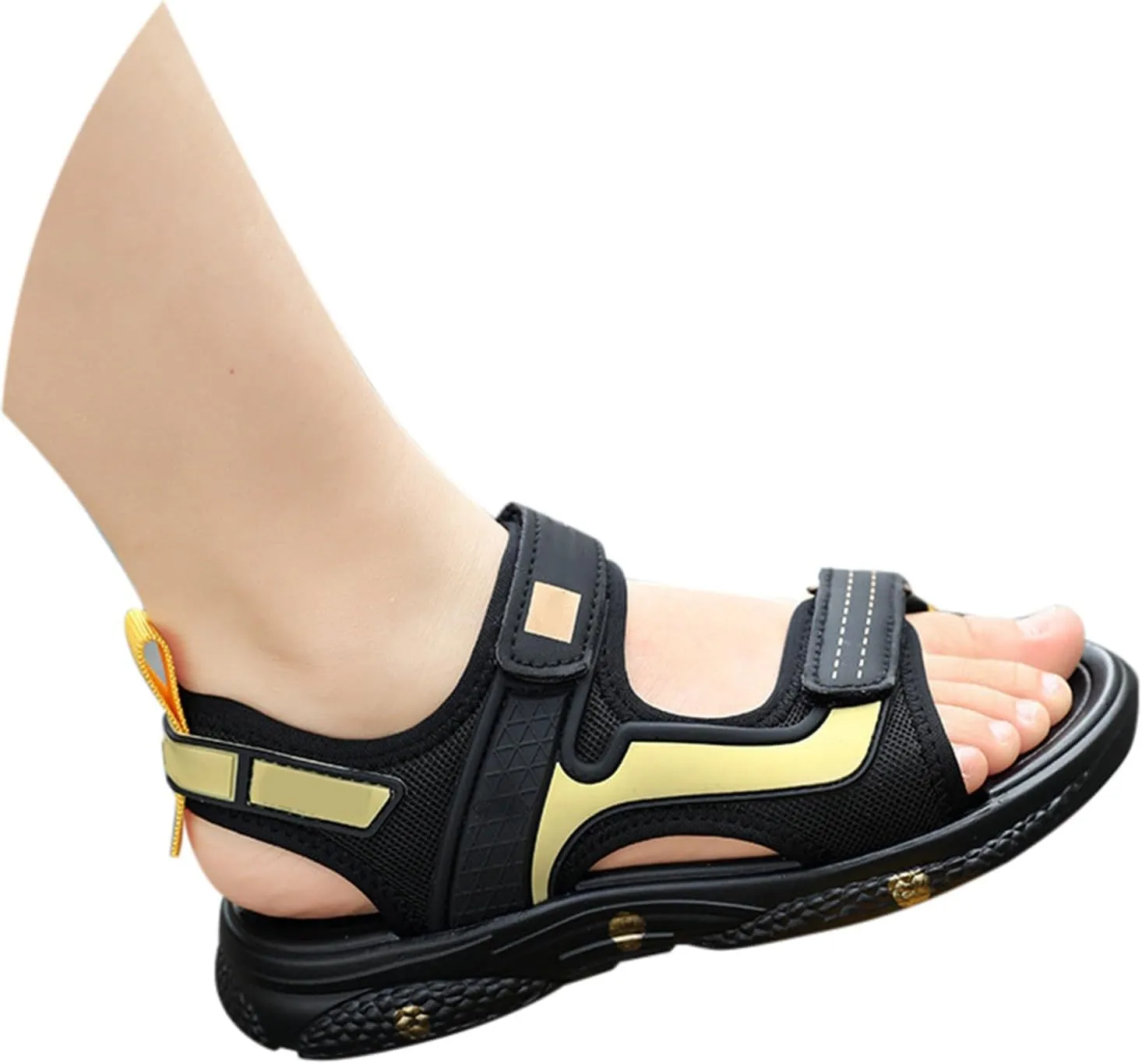 Boys Sandals Double Adjustable Straps Non-slip Lightweight Open Toe Sport Sandals Kids Soft Summer Beach Pool Shoes