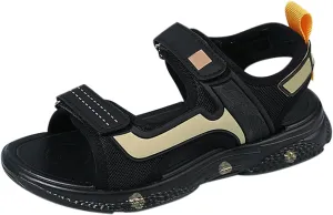 Boys Sandals Double Adjustable Straps Non-slip Lightweight Open Toe Sport Sandals Kids Soft Summer Beach Pool Shoes