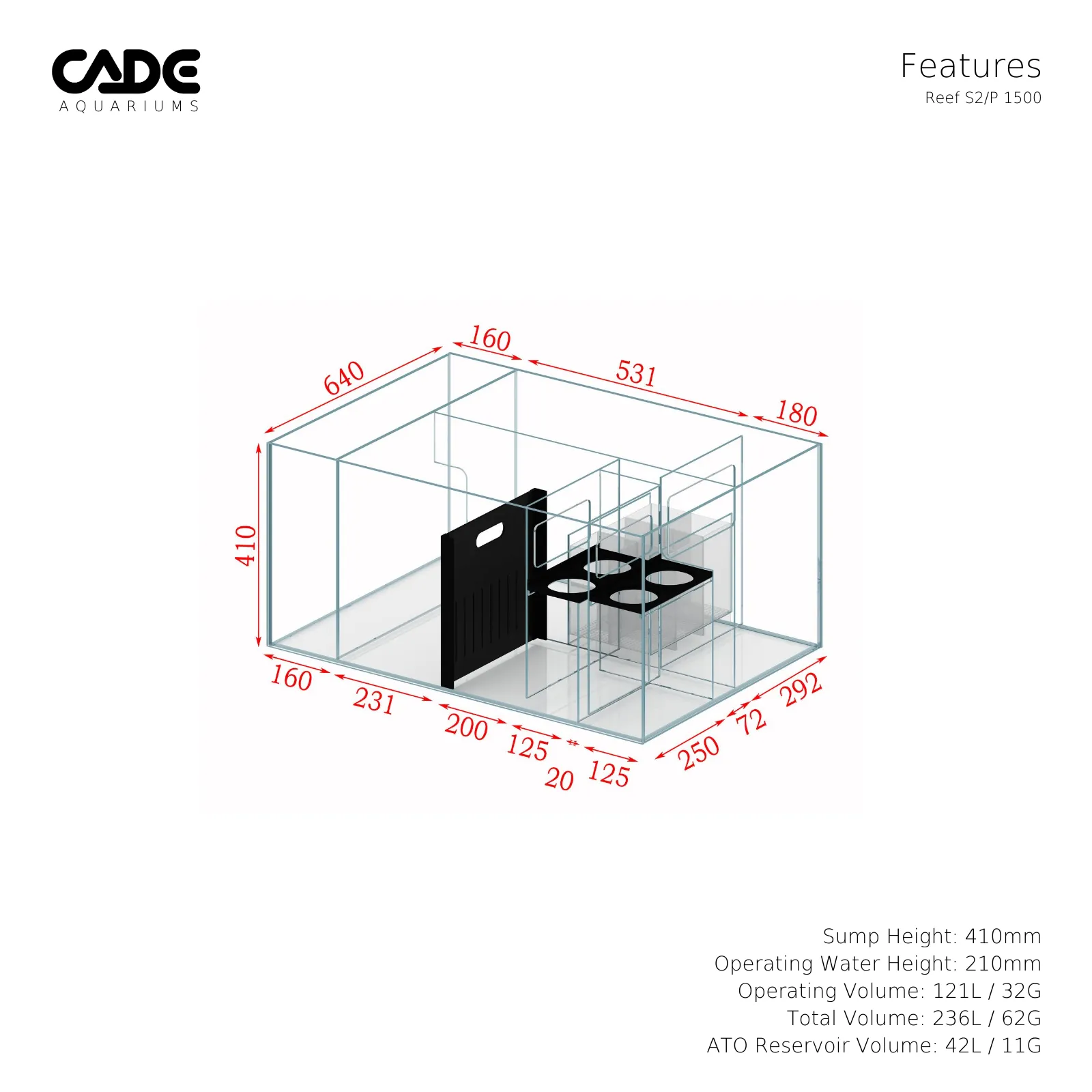 CADE Reef Peninsula S2/p 1500