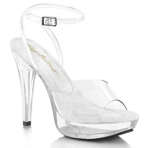 COCKTAIL-506 Fabulicious 5" Cocktail Clear Sexy Shoes (Posing Shoes)
