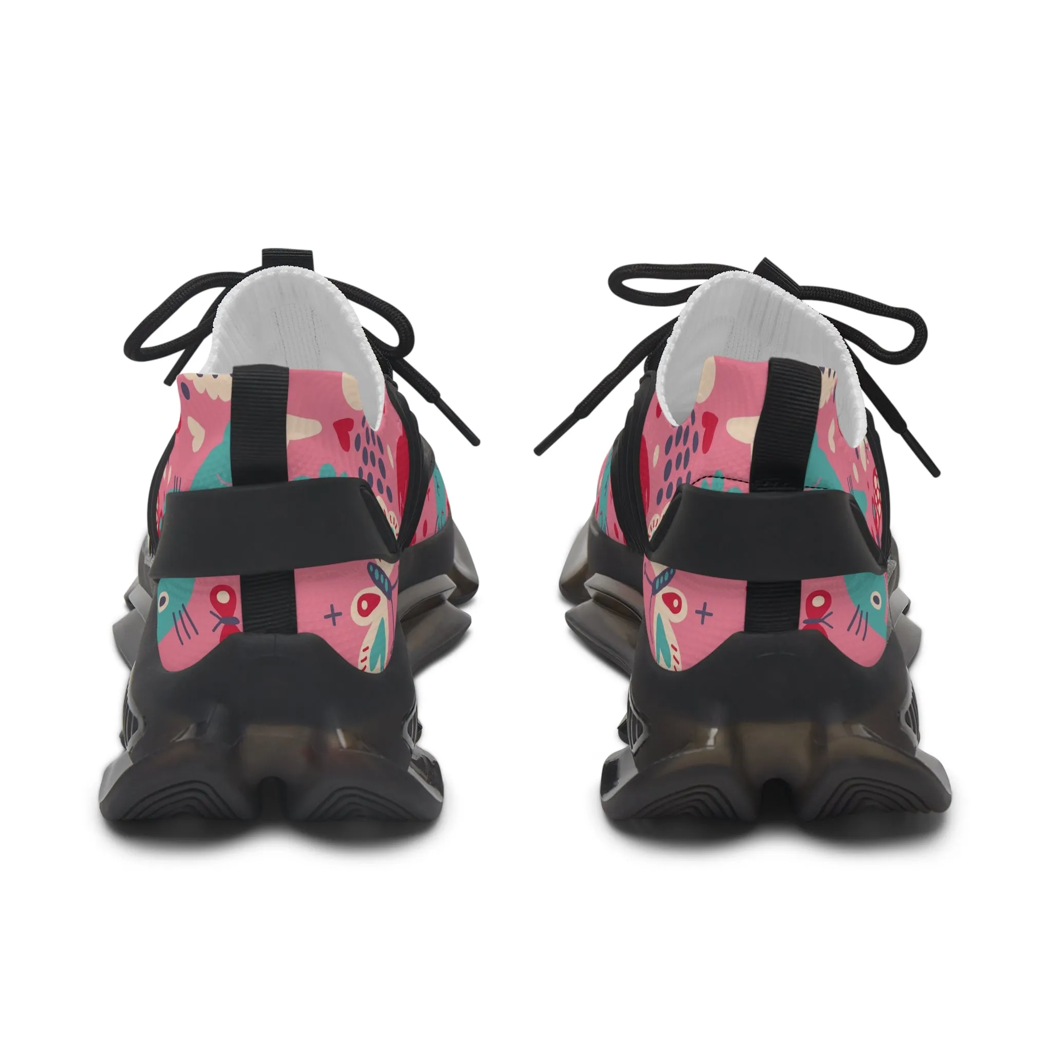 Colorful Floral Women's Mesh Sneakers - Trendy and Comfortable Footwear