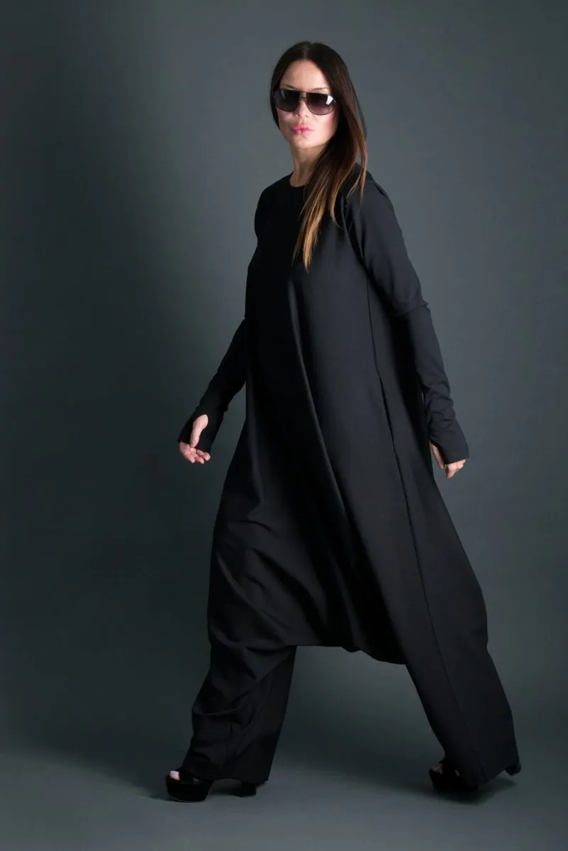 Dark Red Harem Jumpsuit  ERNA