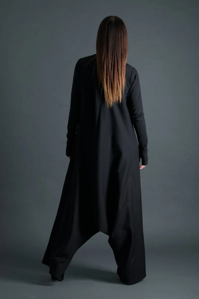 Dark Red Harem Jumpsuit  ERNA