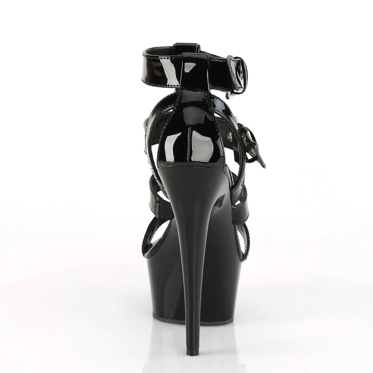 DELIGHT-658 Pleaser Black Patent Sexy Platform Shoes (Pole Dancing Heels)