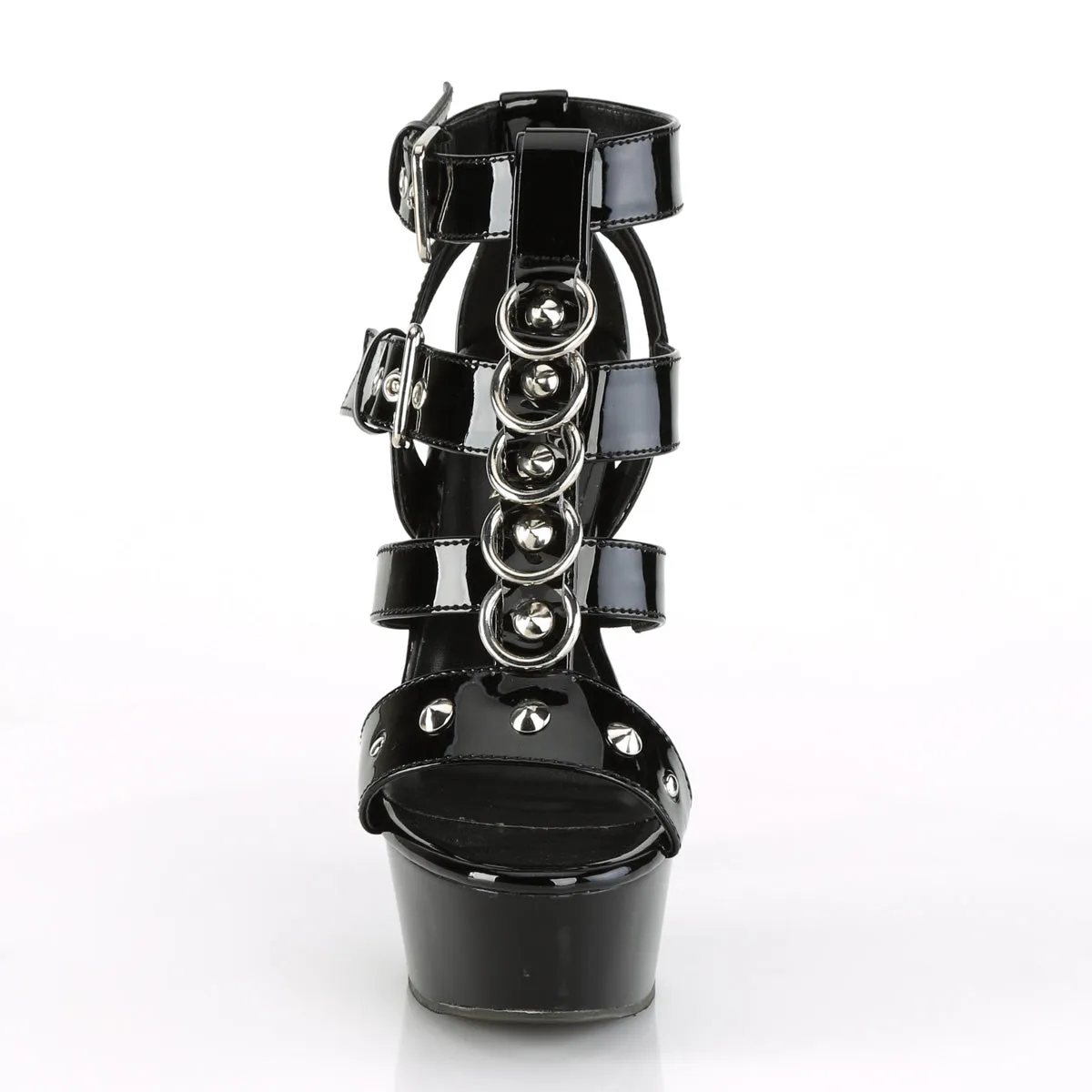 DELIGHT-658 Pleaser Black Patent Sexy Platform Shoes (Pole Dancing Heels)
