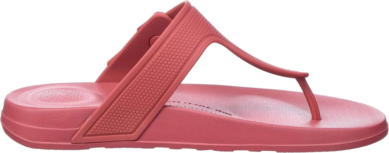 FitFlop Women's Iqushion Iridescent Adjustable Buckle Flip-Flops Wedge Sandal