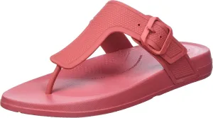 FitFlop Women's Iqushion Iridescent Adjustable Buckle Flip-Flops Wedge Sandal