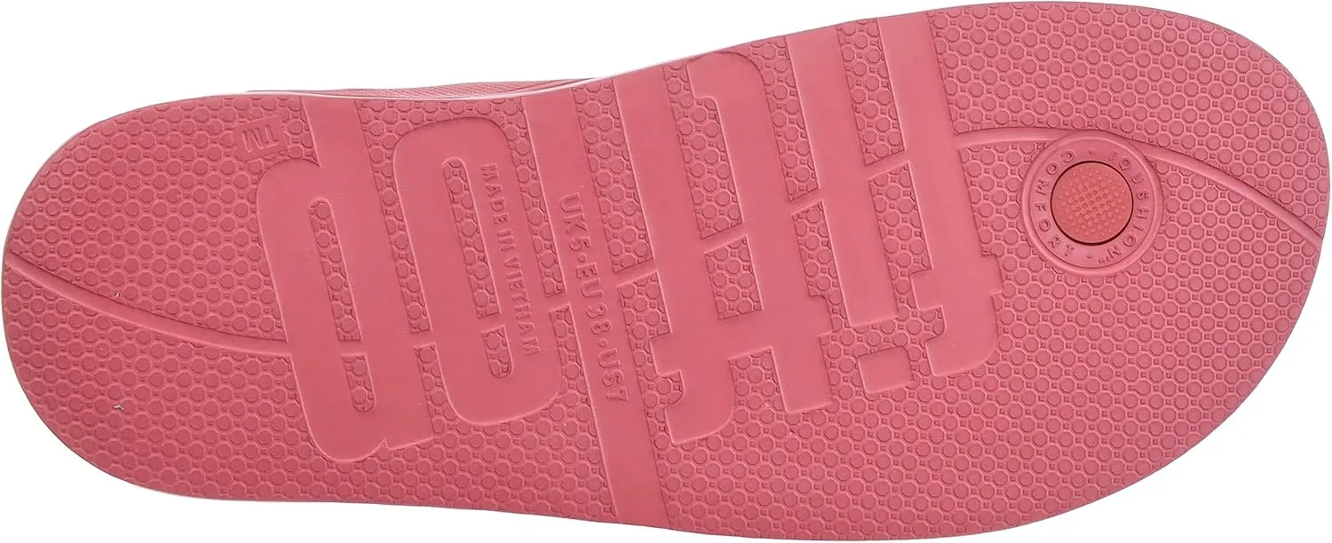 FitFlop Women's Iqushion Iridescent Adjustable Buckle Flip-Flops Wedge Sandal