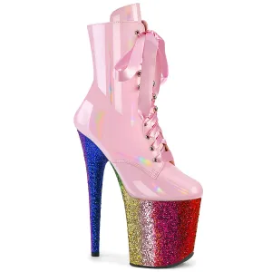 FLAMINGO-1020HG Pleaser Baby Pink Patent Sexy Platform Shoes (Pole Dancing Heels)