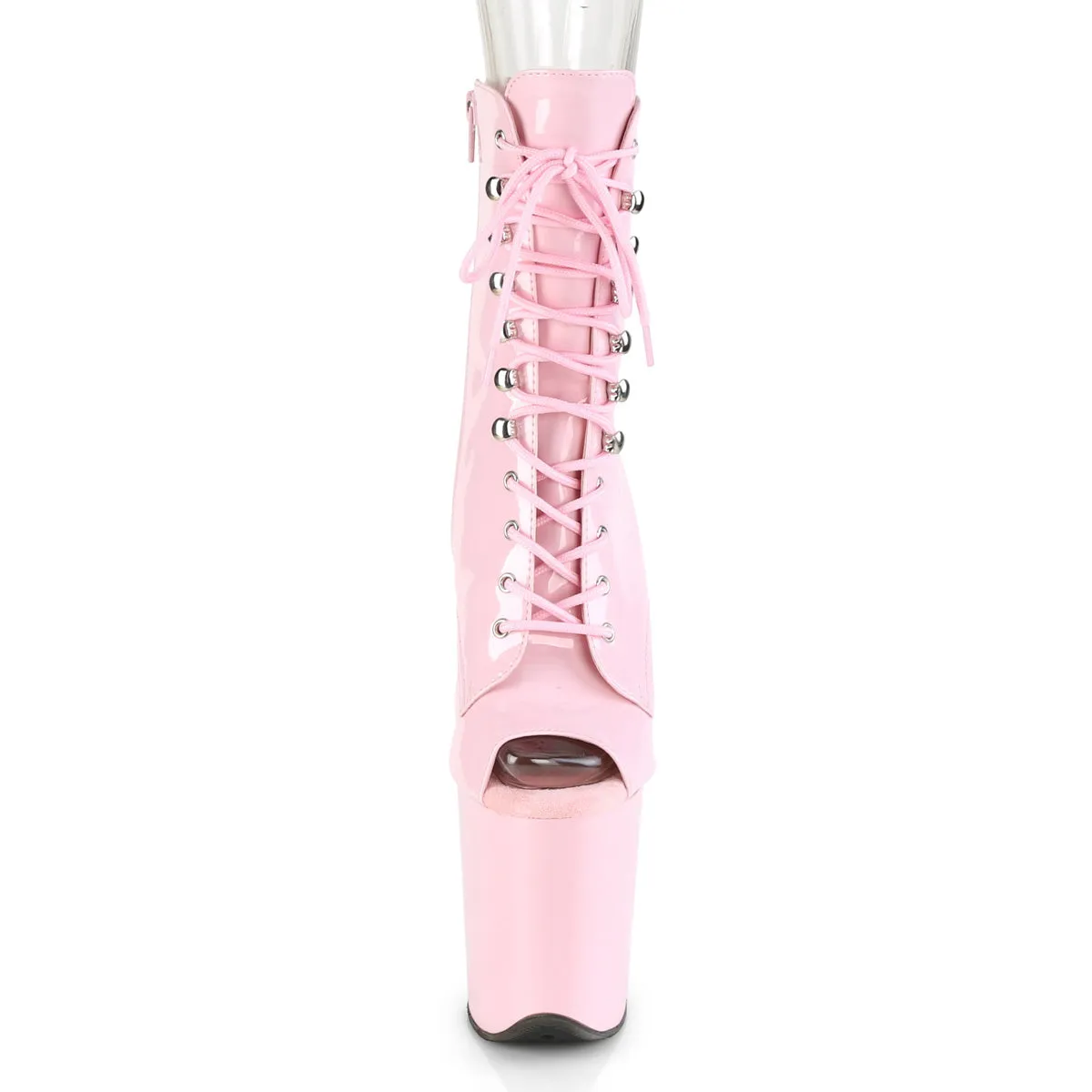 FLAMINGO-1021 Pleaser Baby Pink Patent Sexy Platform Shoes (Pole Dancing Heels)