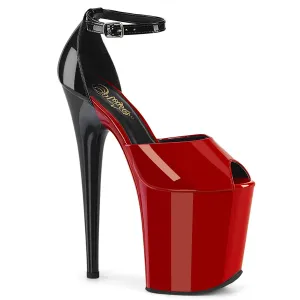 FLAMINGO-868 Pleaser Red/Black Sexy Platform Shoes (Pole Dancing Heels)