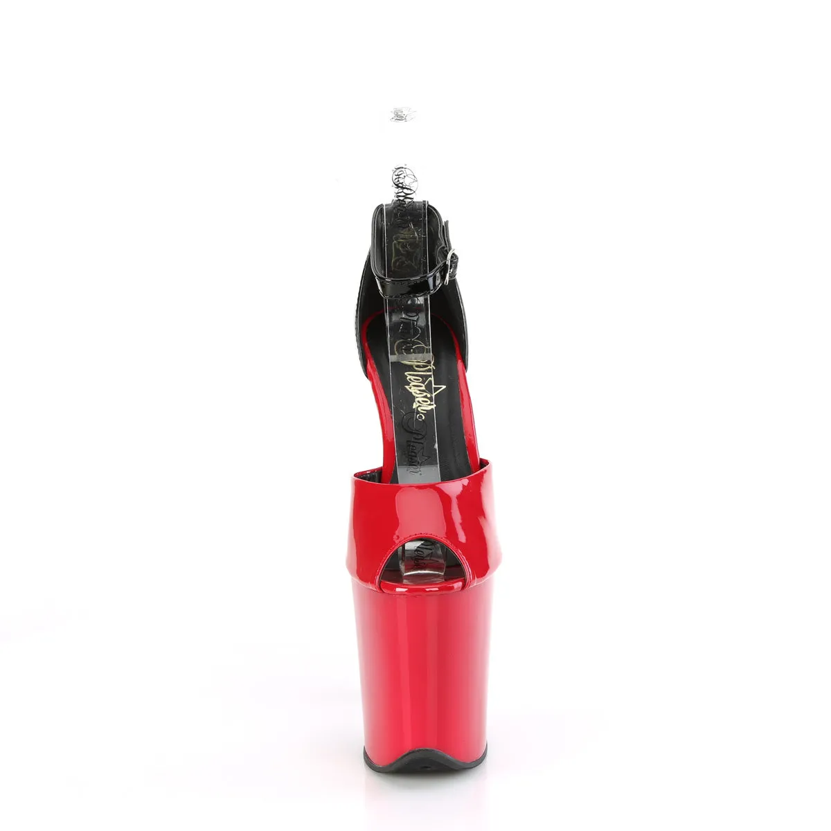 FLAMINGO-868 Pleaser Red/Black Sexy Platform Shoes (Pole Dancing Heels)
