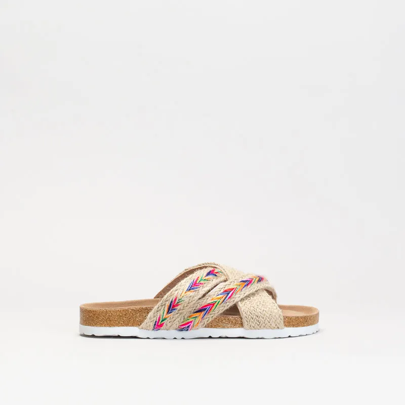 Girls Crossover Weave Sandal _ 155007