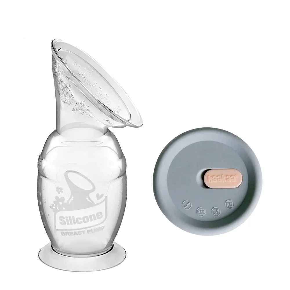 HAAKAA SILICONE BREAST PUMP & CAP | GEN 2