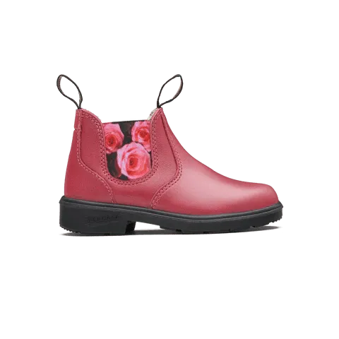 Kids Blundstone Mauve and Pink Roses - 2251