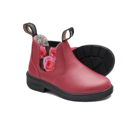 Kids Blundstone Mauve and Pink Roses - 2251