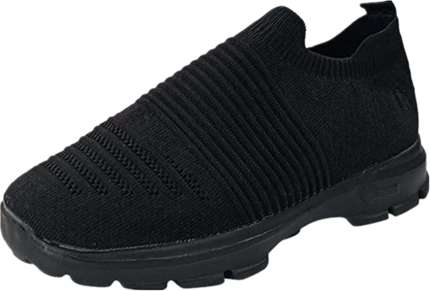 Ladmiple Walking Shoes Women Comfort Slip On Sneakers Breathable Lightweight Non Slip Mesh Gym Running Workout Shoes