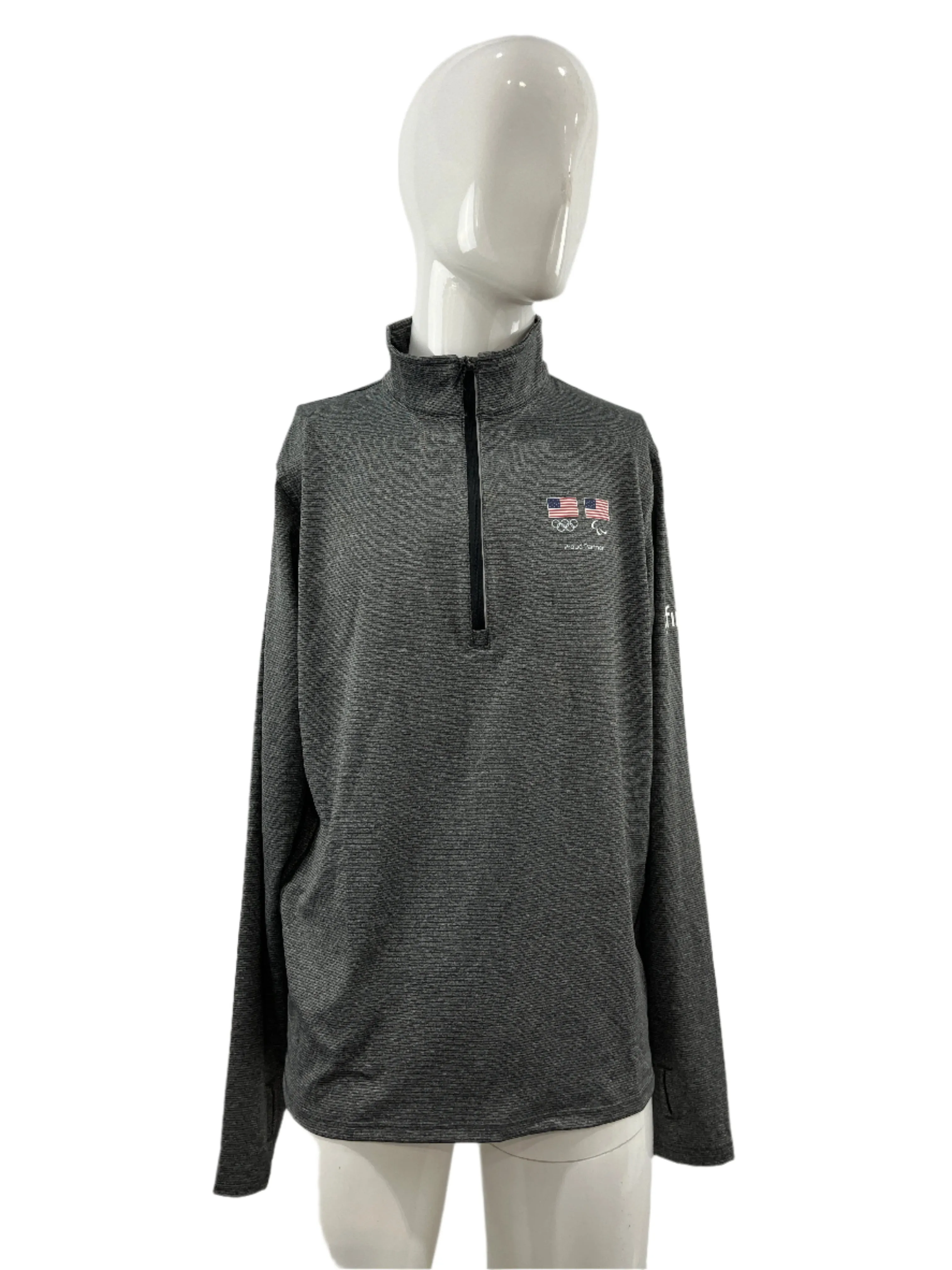 Landway X The City Luxe Team USA Half Zip Midlayer Shirt