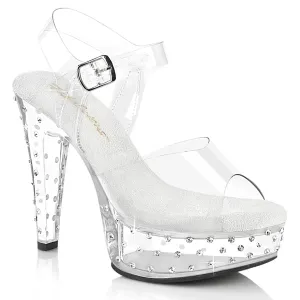 MARTINI-508SDT Fabulicious 5" Martini Clear Sexy Shoes (Posing Shoes)