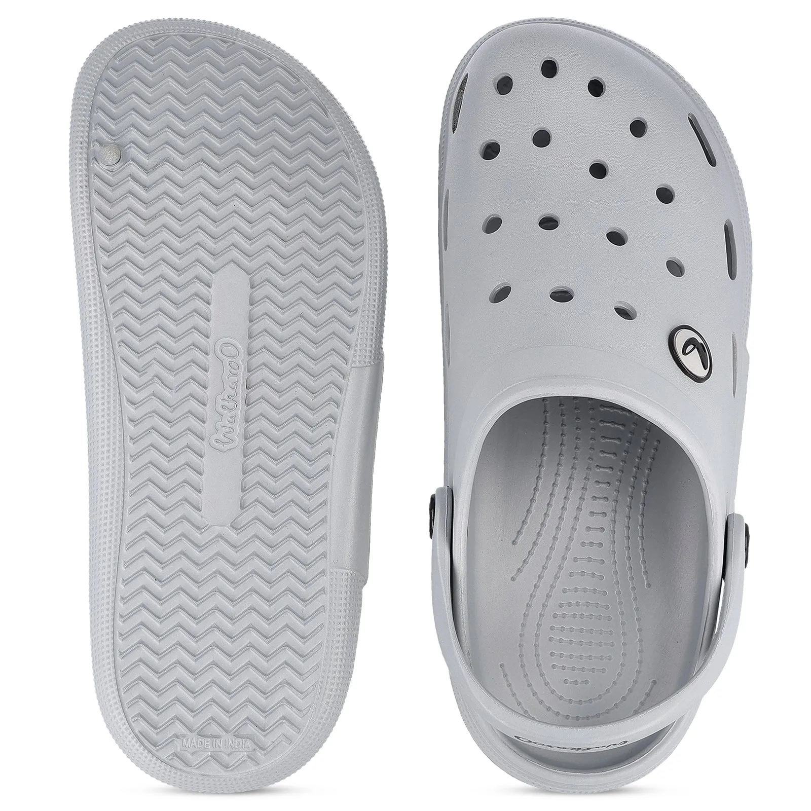 Men's Clogs  - WC4843 Light Grey