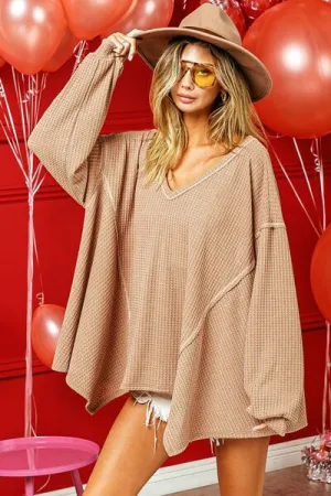 Modern Edge - Uneven-Hem Oversized Top