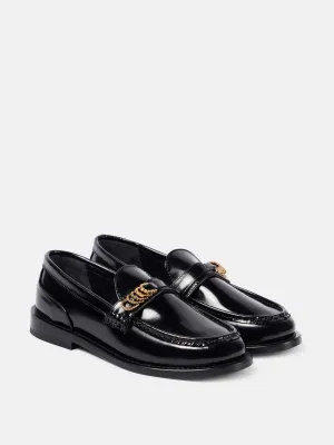 Modern Shine leather loafers