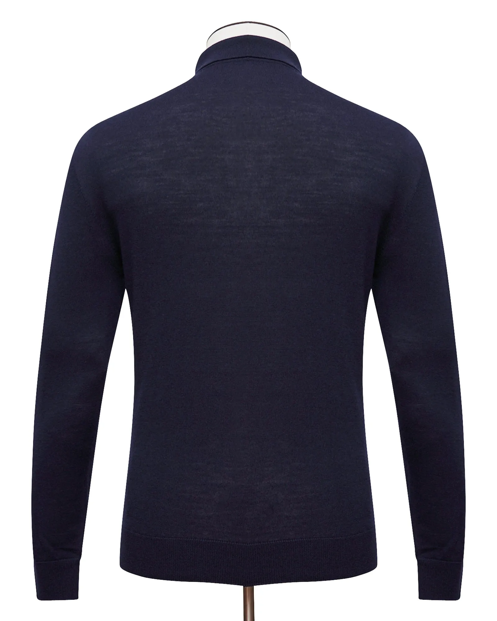 Navy Lightweight Merino Polo