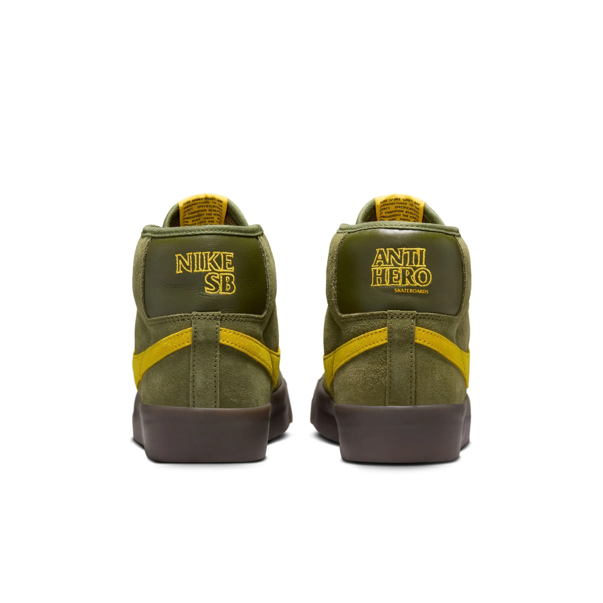 Nike SB X AntiheroZoom Blazer Mid - Green/Amarillo-Rough Green