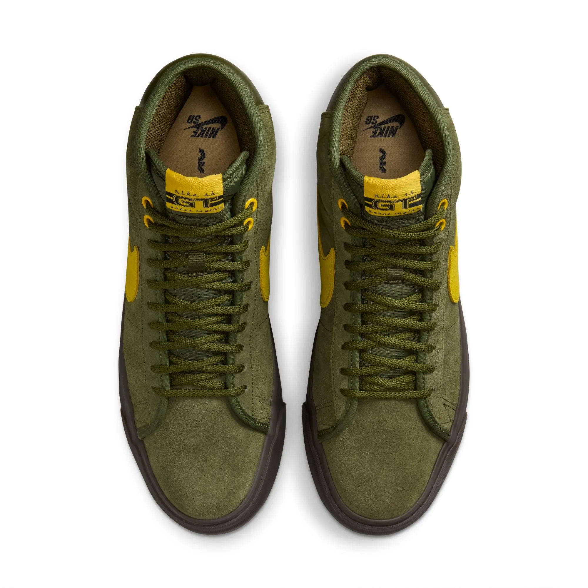 Nike SB X AntiheroZoom Blazer Mid - Green/Amarillo-Rough Green