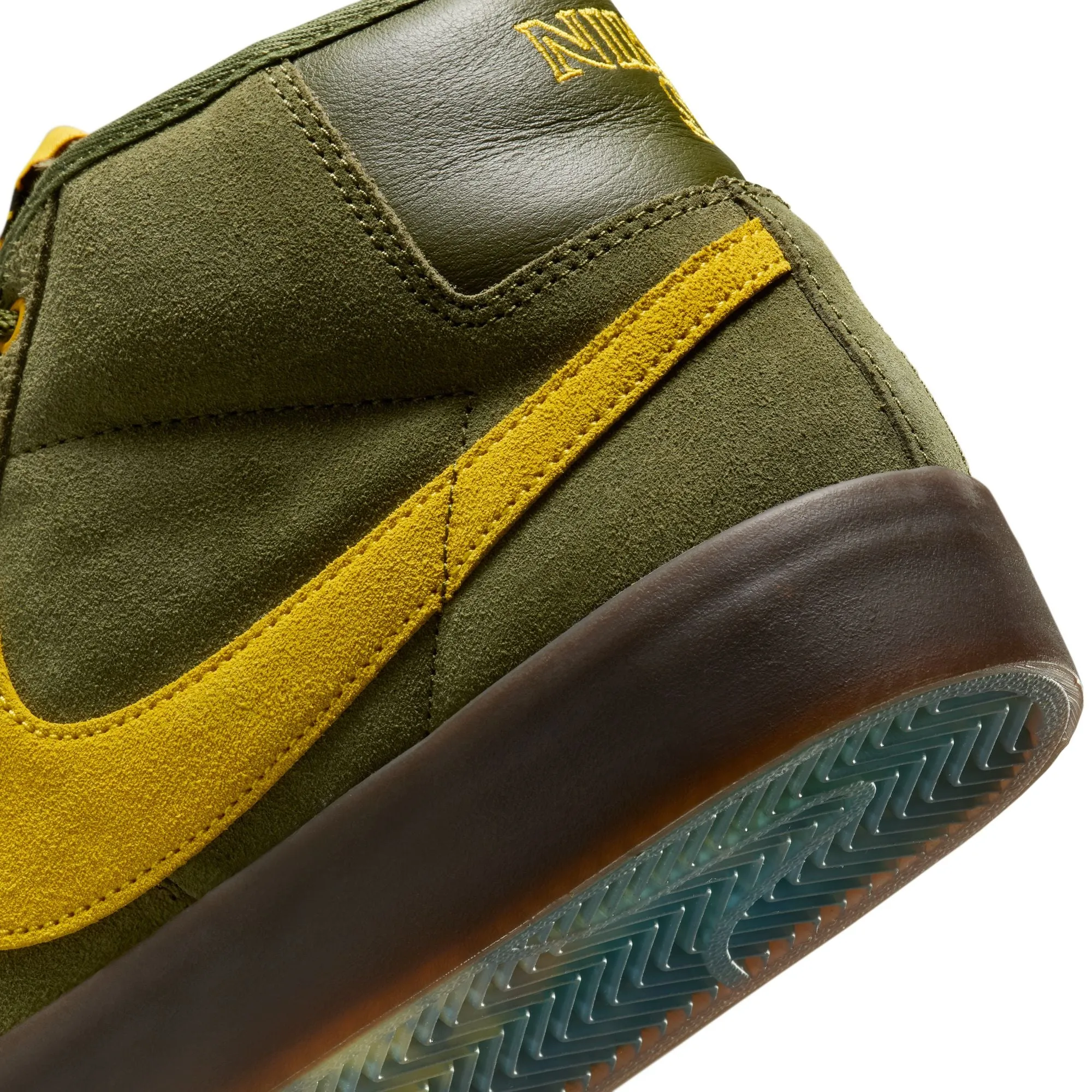 Nike SB X AntiheroZoom Blazer Mid - Green/Amarillo-Rough Green