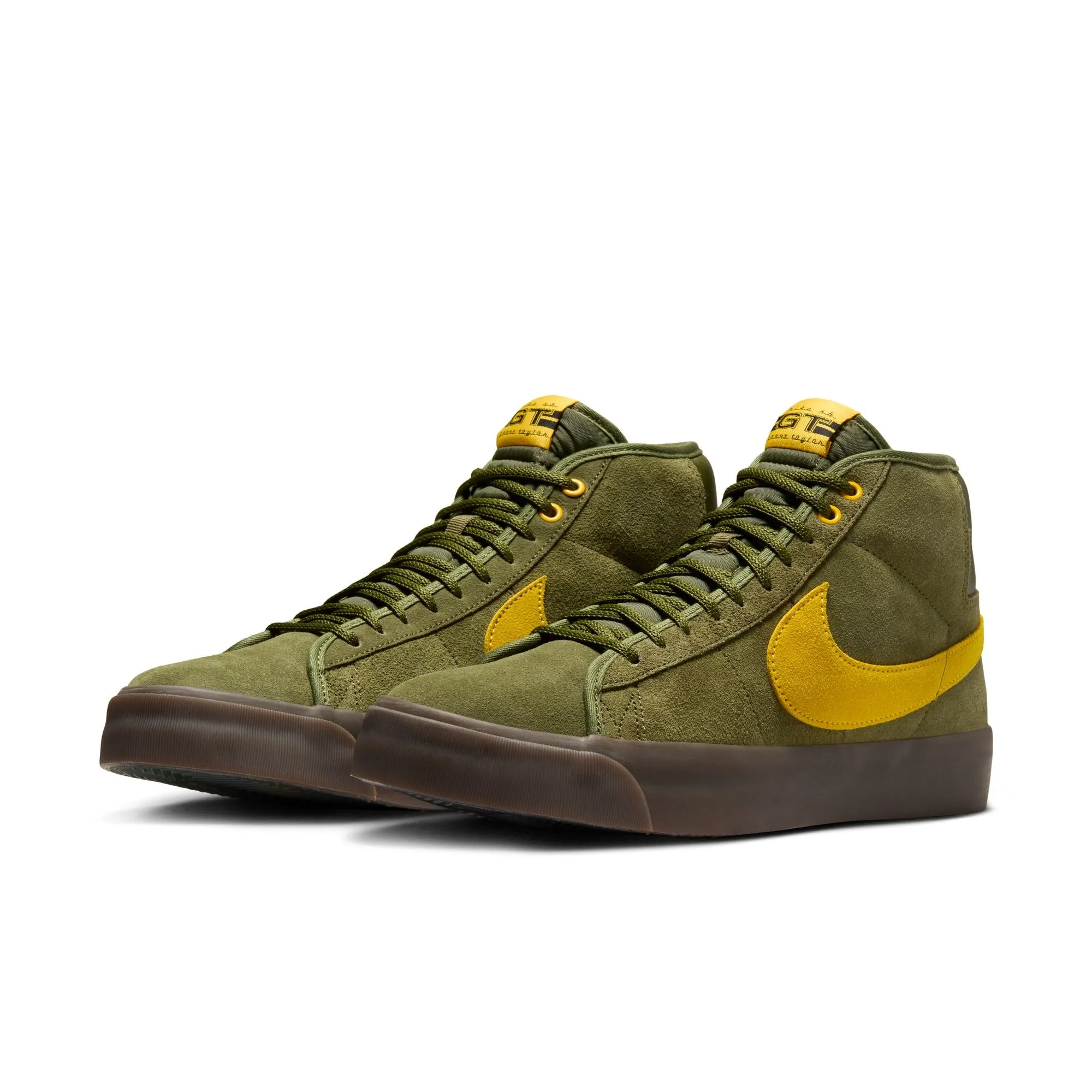 Nike SB X AntiheroZoom Blazer Mid - Green/Amarillo-Rough Green