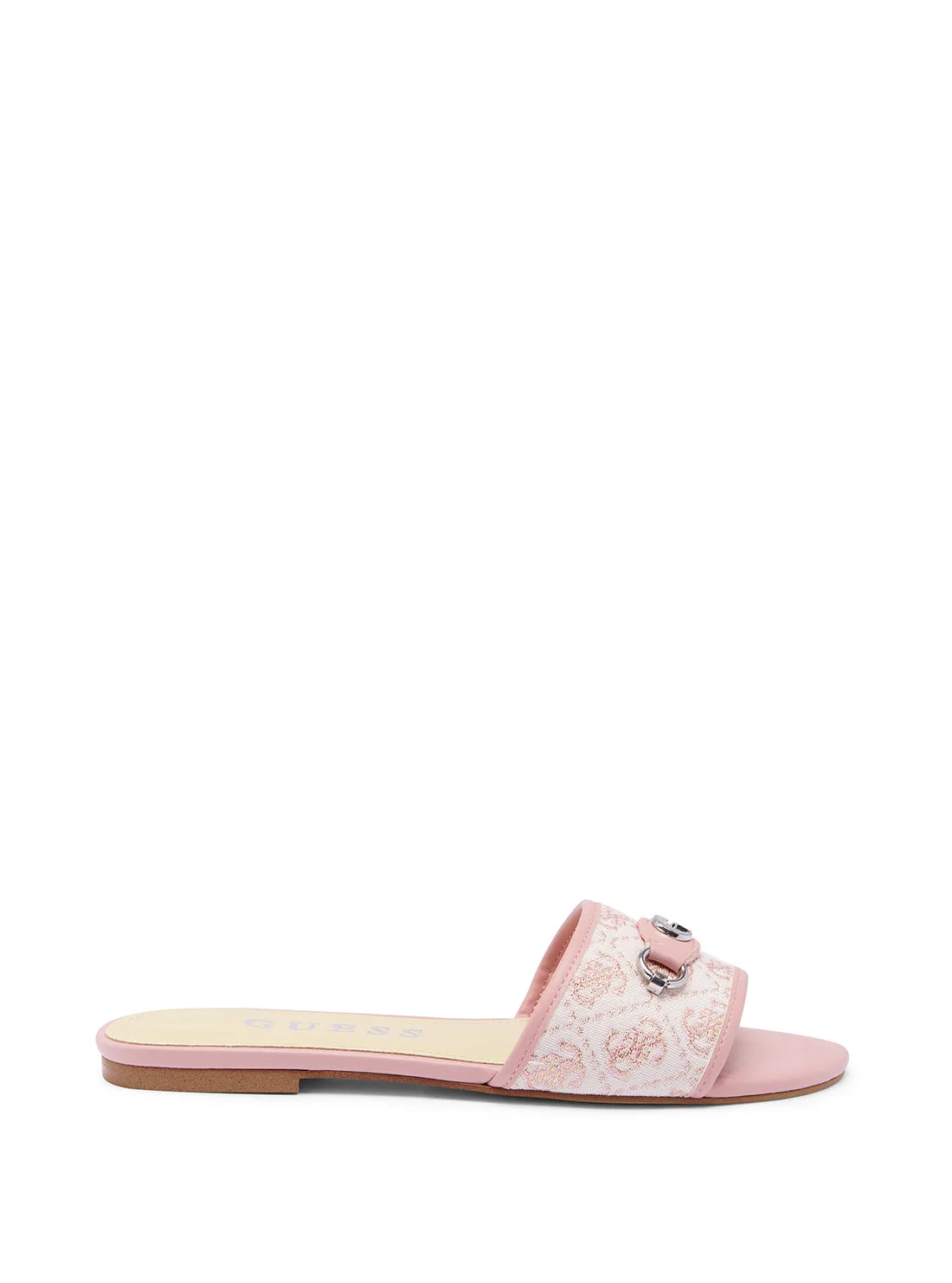 Pink Logo Hammi Slide Sandals