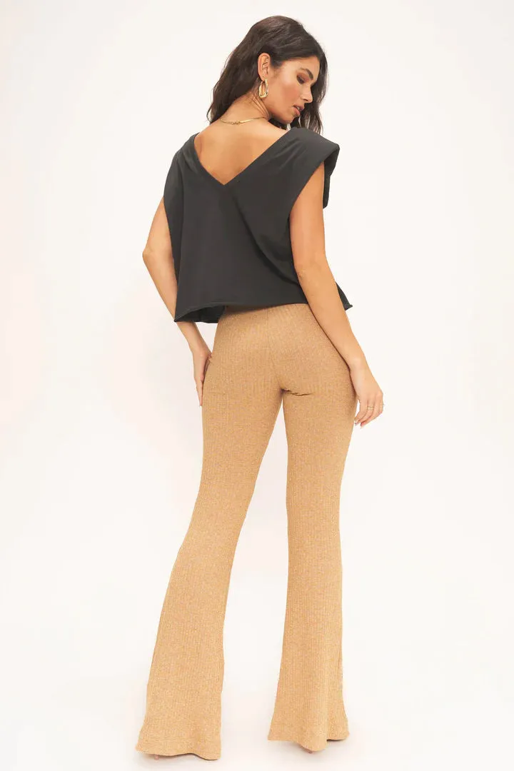 Project Social T Bike Week Padded Shoulder Top
