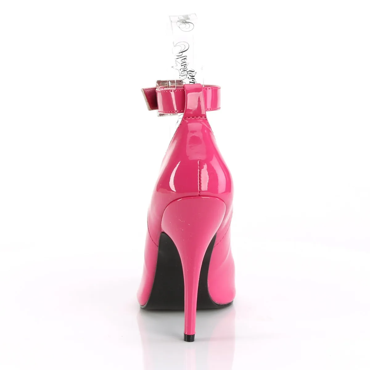 SEDUCE-431 Pleaser Hot Pink Sexy Single Sole Shoes (Fetish Footwear)