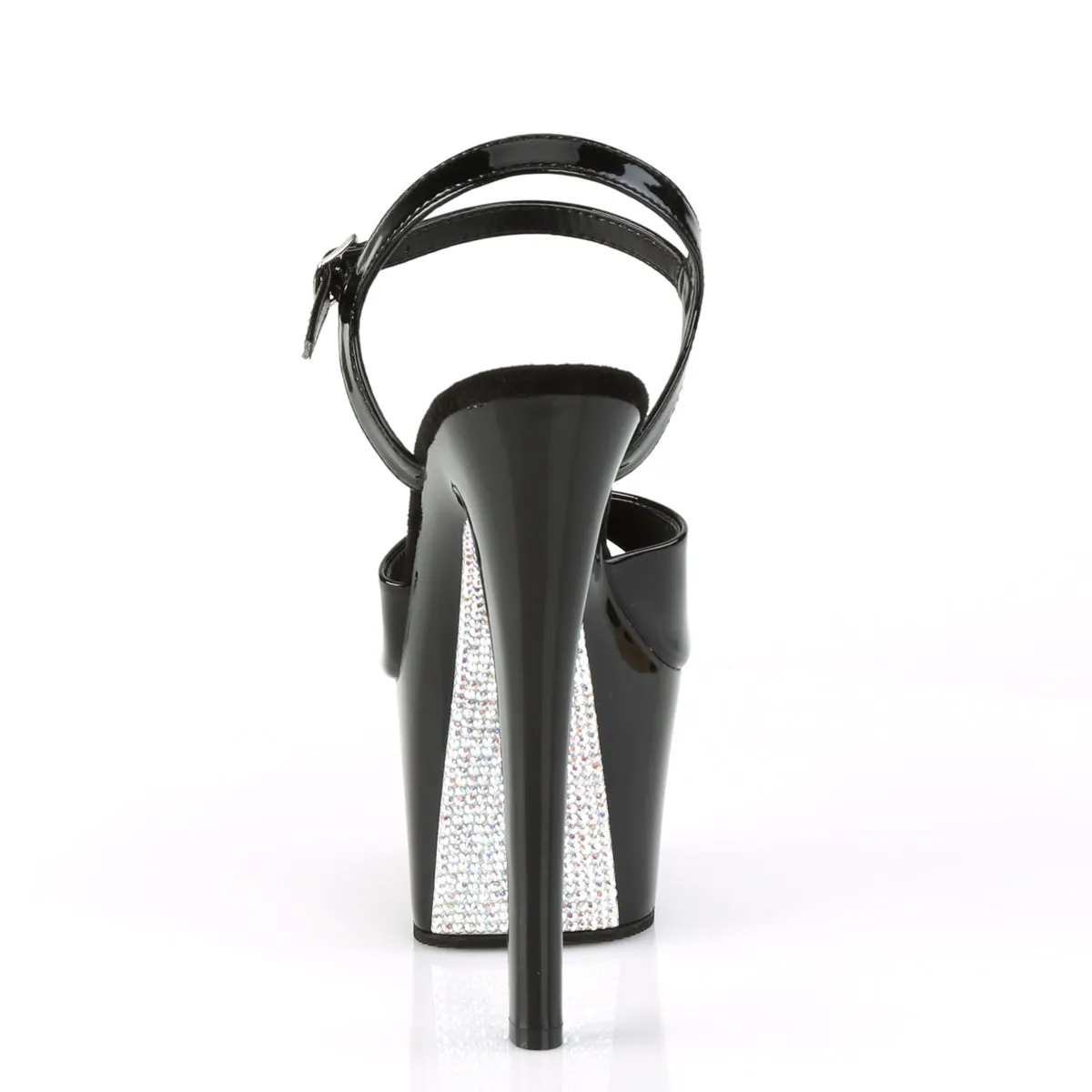 SKY-309CRS Pleaser Black Sexy Platform Shoes (Pole Dancing Heels)