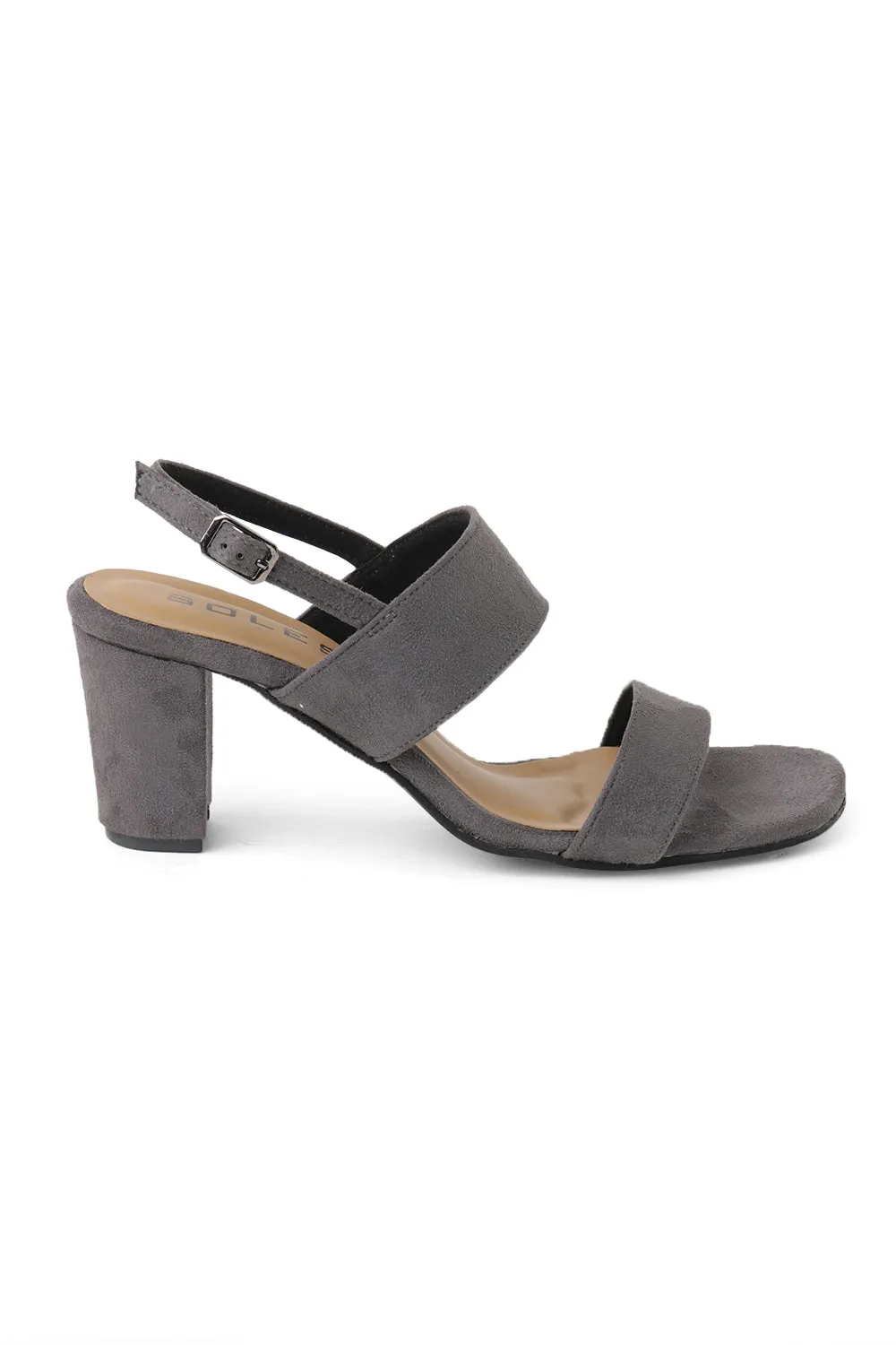 SOLES Open Toe Block Heel Sandals