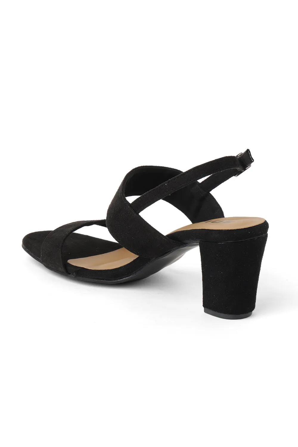 SOLES Open Toe Block Heel Sandals