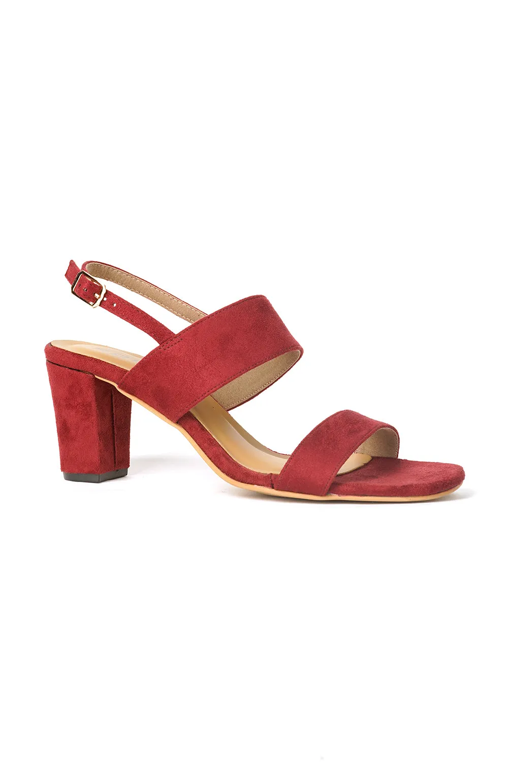 SOLES Open Toe Block Heel Sandals
