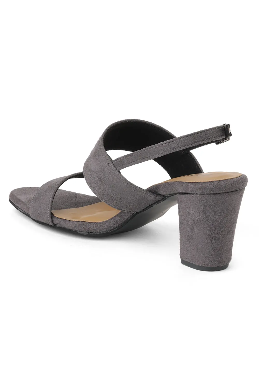 SOLES Open Toe Block Heel Sandals