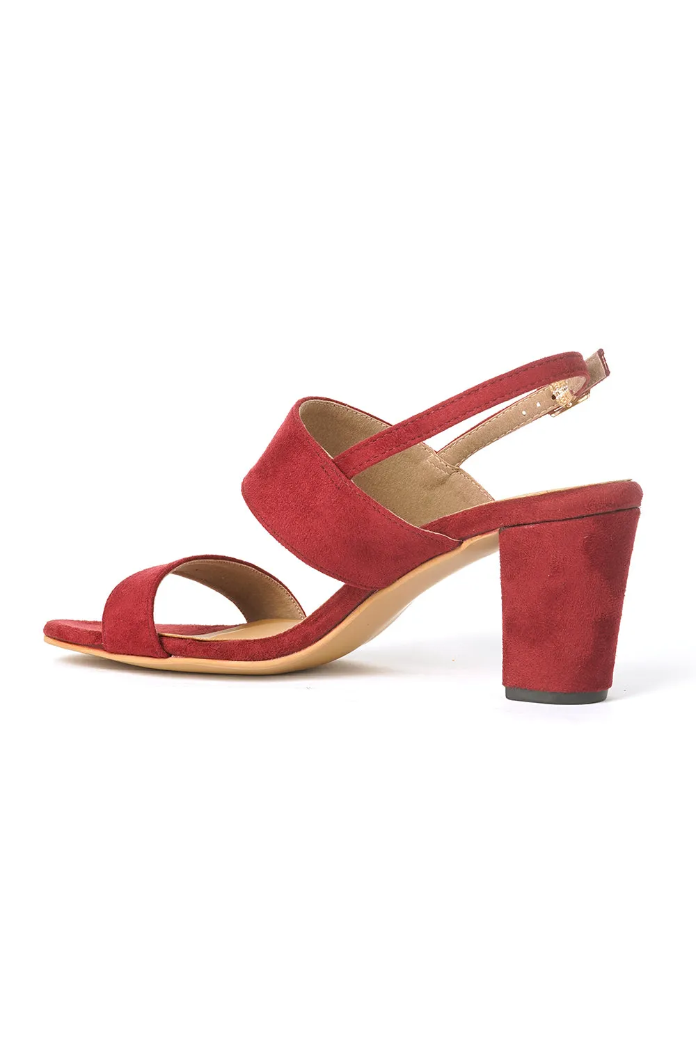 SOLES Open Toe Block Heel Sandals