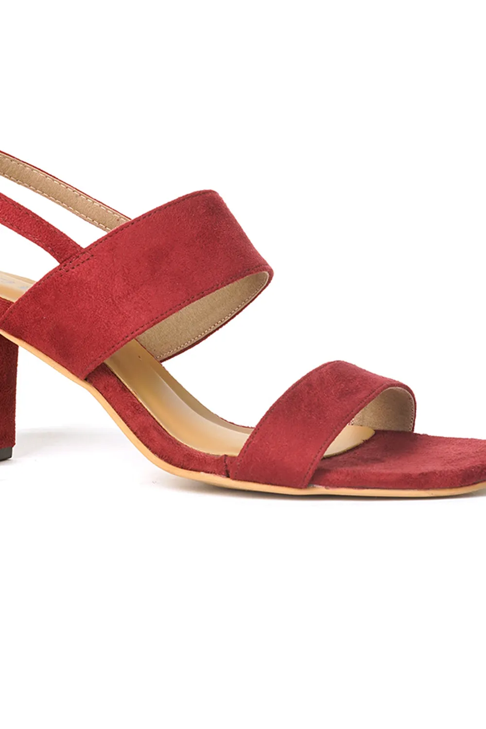 SOLES Open Toe Block Heel Sandals