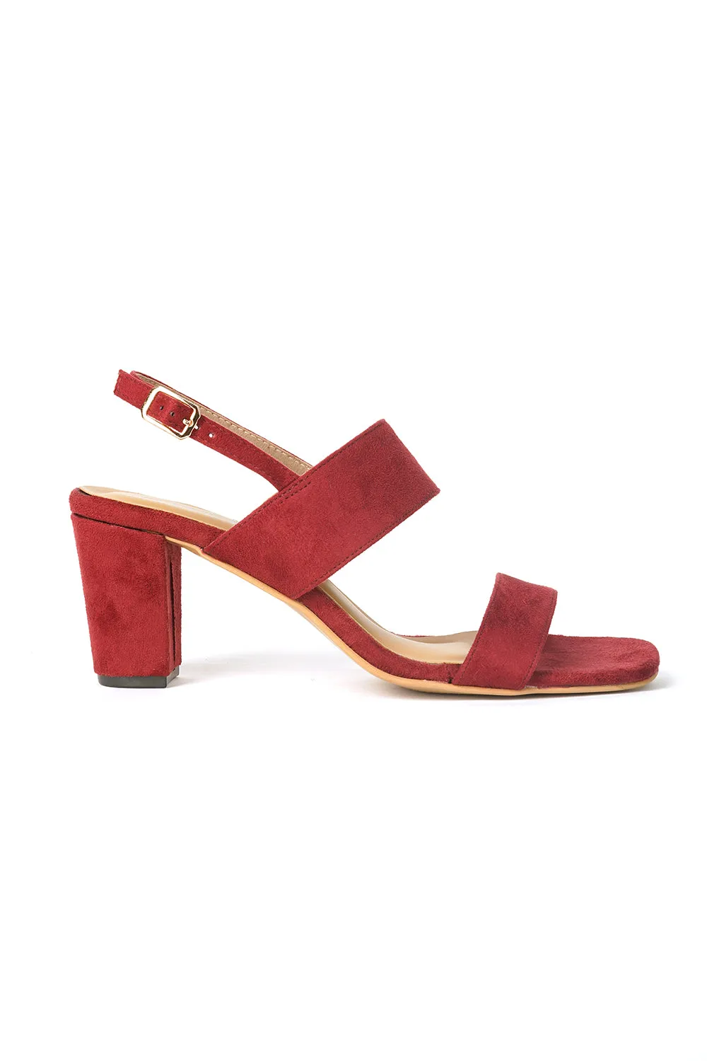 SOLES Open Toe Block Heel Sandals