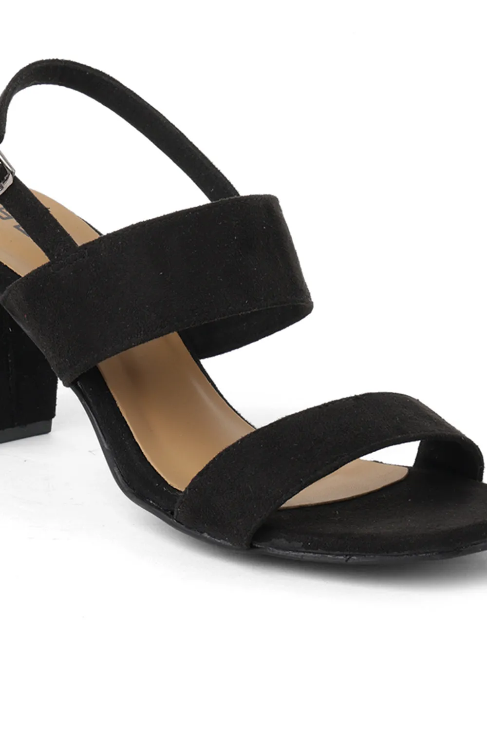SOLES Open Toe Block Heel Sandals
