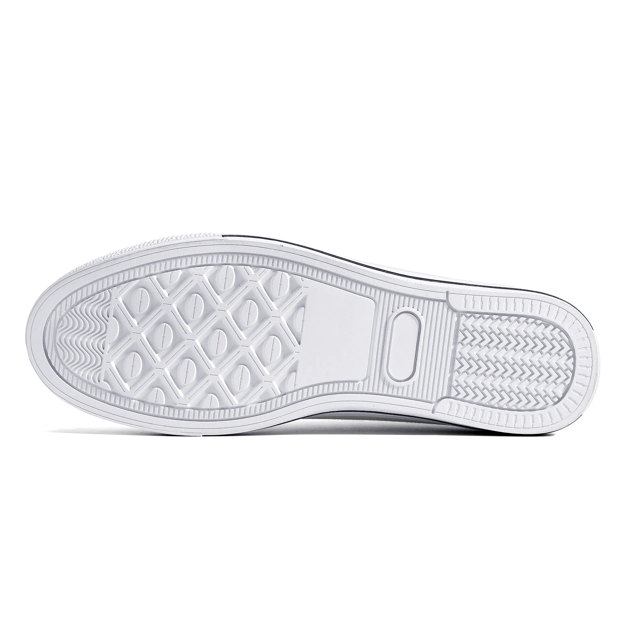 Speedway Style: Checkered Racing Pattern in Black and White Canvas Sneakers