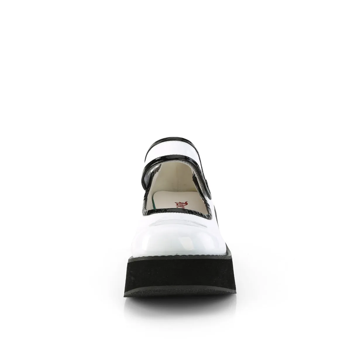 SPRITE-01 DemoniaCult White Holo Patent Sexy Women's Heels & Platform Shoes (Alternative Footwear)