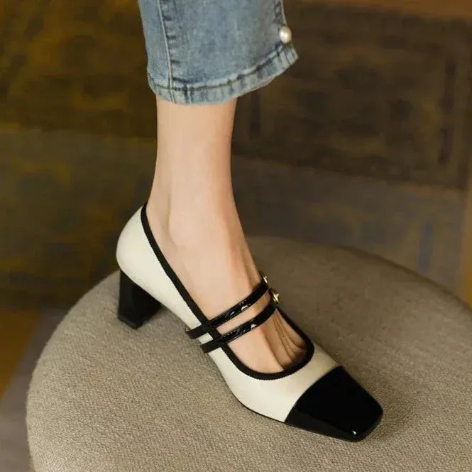 Square Toe Stylish Pumps