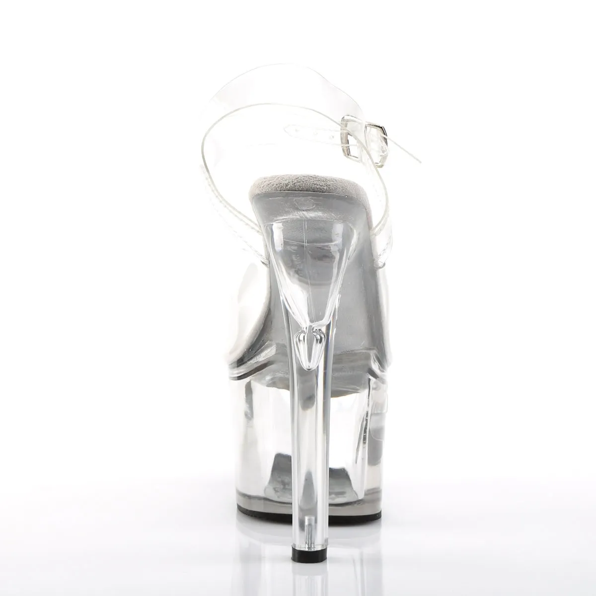 TIPJAR-708-5 Pleaser Clear Sexy Platform Shoes (Pole Dancing Heels)
