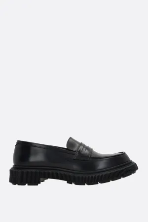 Type 159 loafers in brushed leather