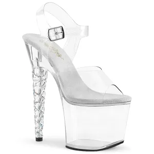 UNICORN-708RSH Pleaser Clear Sexy Platform Shoes (Pole Dancing Heels)